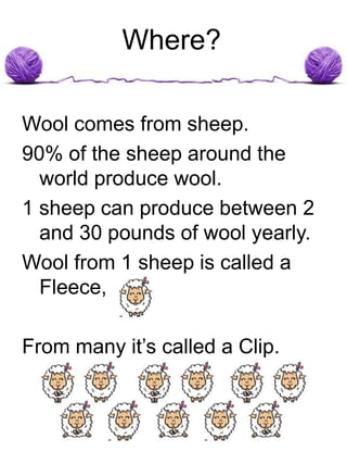 Wool. 
