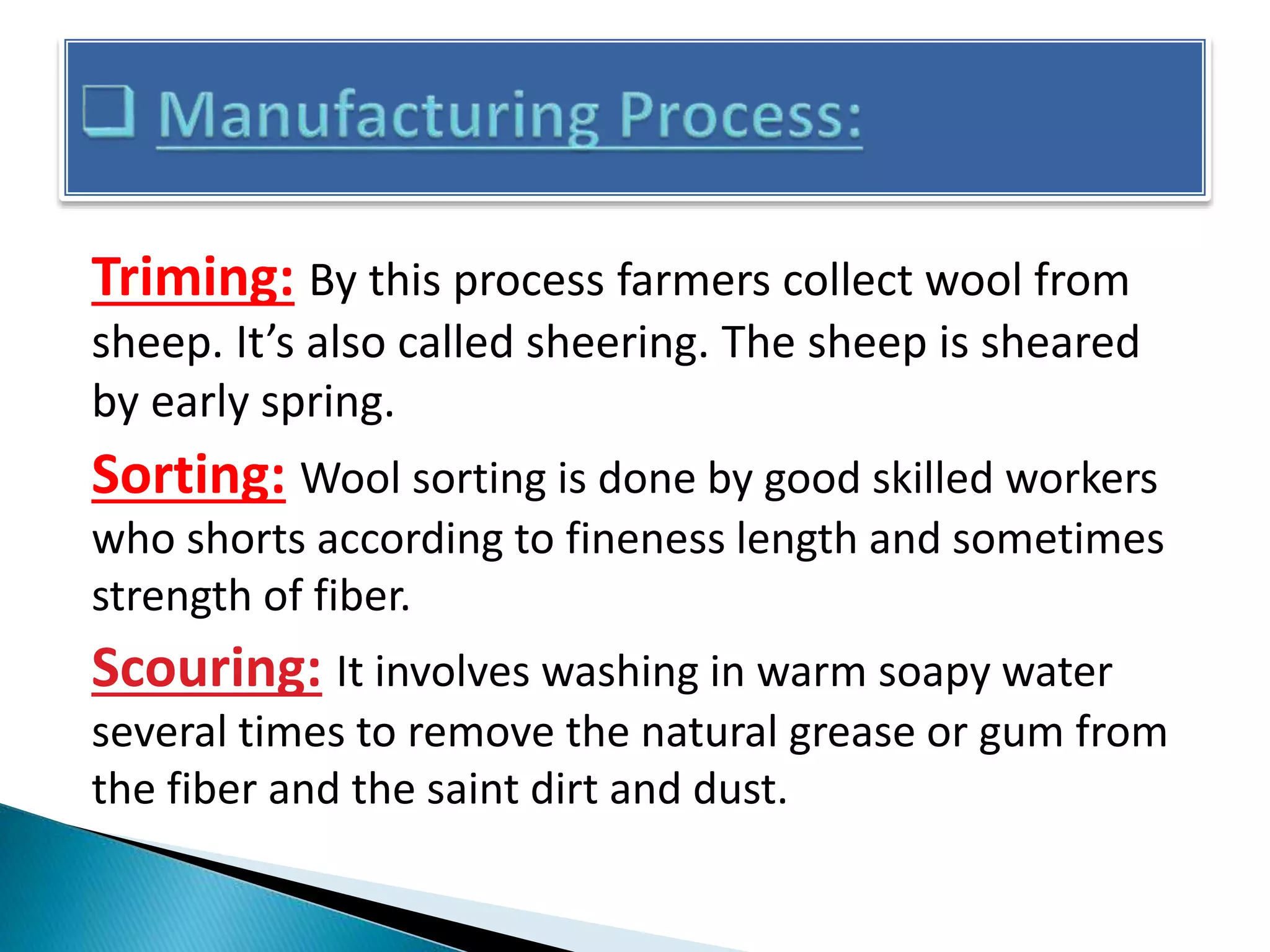 Wool fibre | PPTX