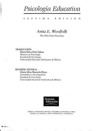 Woolfolk Anita PsicologíA Del Aprendizaje PáG. 319 324