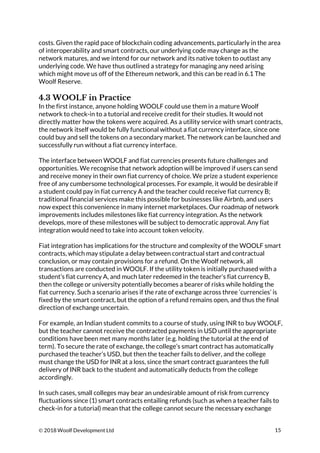 Woolf Building the first Blockchain University whitepaper | PDF