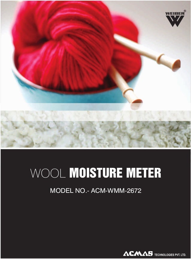 Wool Moisture Meter by ACMAS Technologies Pvt Ltd.