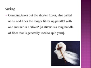 Processing of wool | PPTX