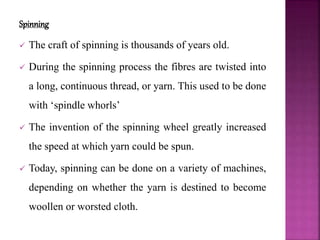 Processing of wool | PPTX