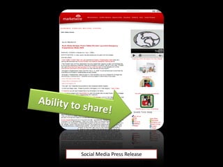 Social Media Press Release
 