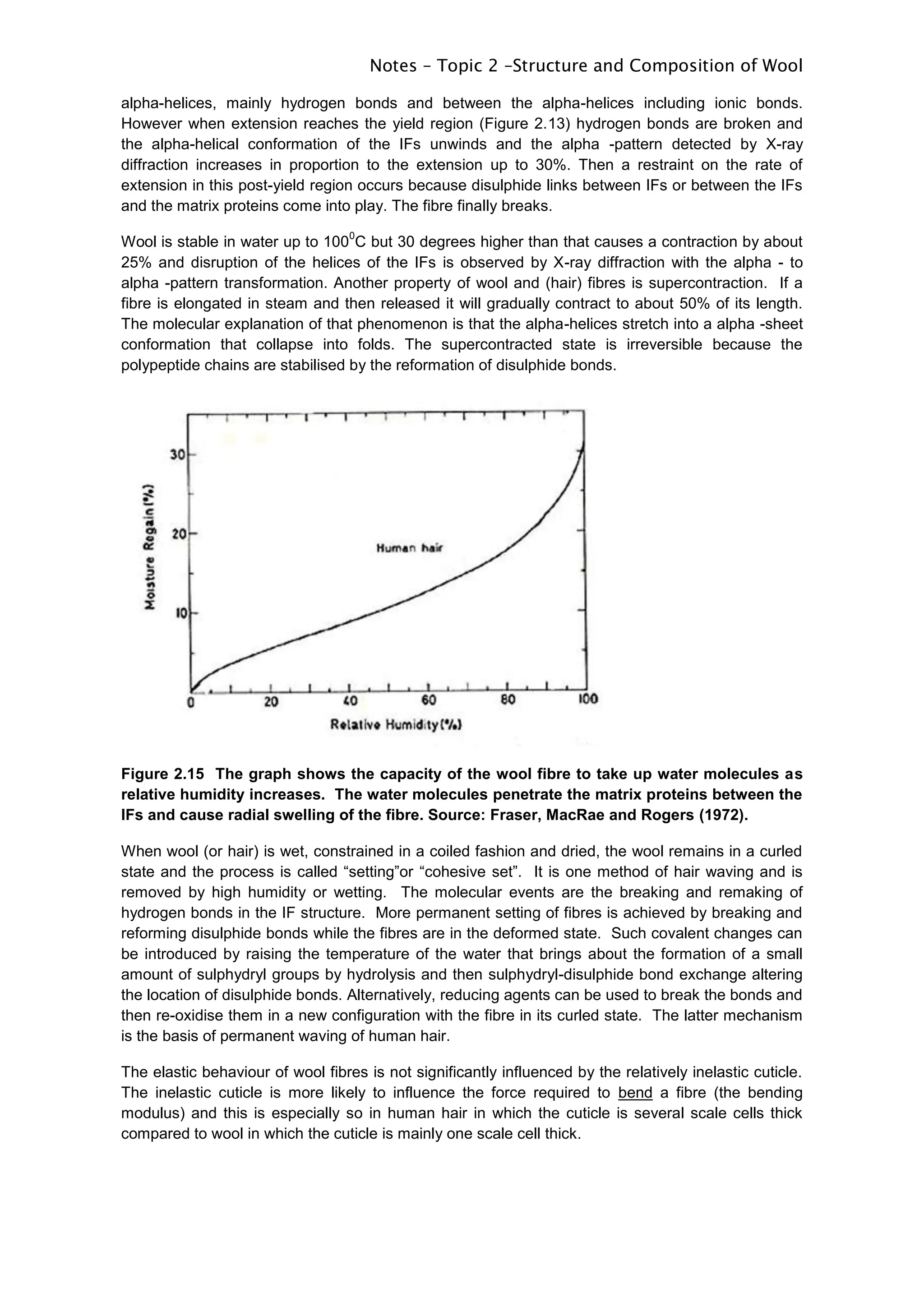 WOOl fibre morphology and structure.pdf for textiles | PDF