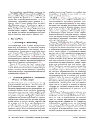 [USENIX-WOOT] Introduction to Procedural Debugging through Binary ...