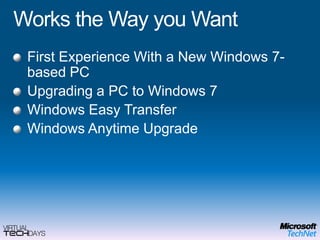 Windows 7 for End Users