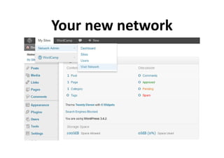 Your new network
 