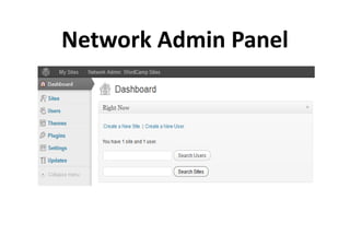 Network Admin Panel
 