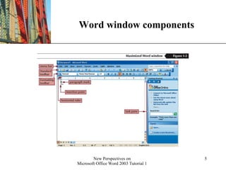 Word window components 