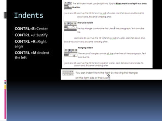 Activity 2Go to FORMAT PARAGRAPH and open Paragraph text boxes. Go spacing and select points you want to leave before and after the paragraph12 points = one line at size 12 font6 points before and after will leave 12 points between the paragraphAutomatic will leave the same space as your line spaceFormat the lines of thearticle as is demonstratedAn unformatted copy of test is available in PLAIN TEXT ACTIVITIES document.