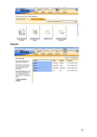 38
Historial
 