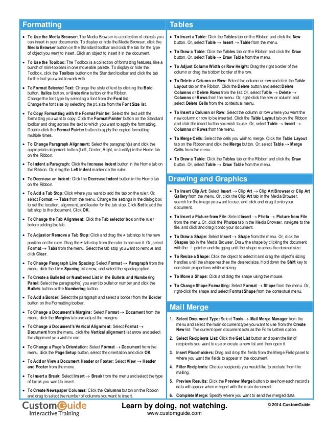 word 2011 cheat sheet mac cheat sheet format