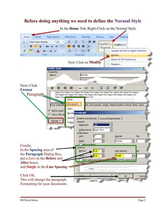 - Word Class demo file 2007 Format | PDF