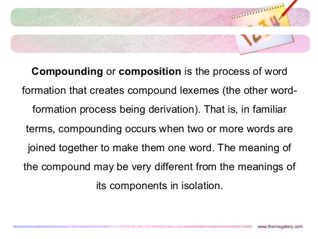Word formation