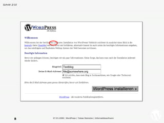 Schritt 3/10 Testblog [email_address] 