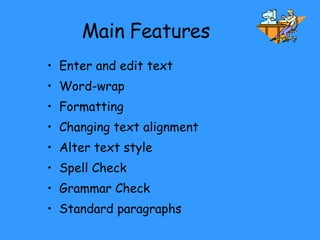 Word Processing Slideshow | PPT