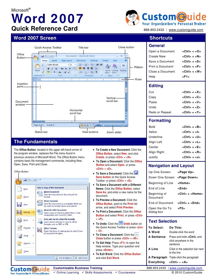 word-quick-reference-2007