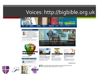 Voices: http://bigbible.org.uk
 