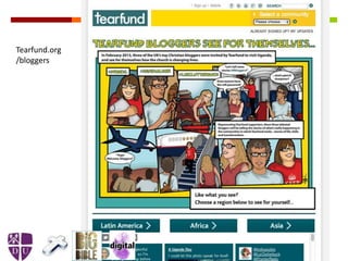 Tearfund.org
/bloggers
 