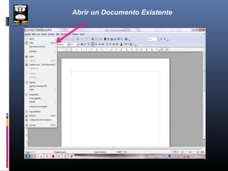 Abrir un Documento Existente
 