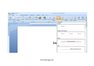 Profª Alda Vagarinho
 