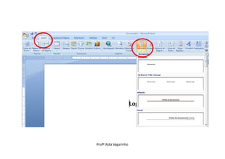 Profª Alda Vagarinho
 