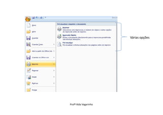 Várias opções




Profª Alda Vagarinho
 