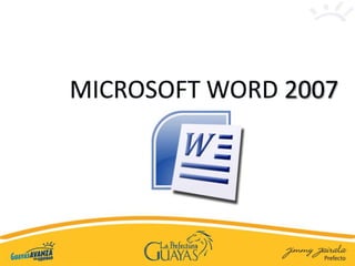 MICROSOFT WORD 2007 