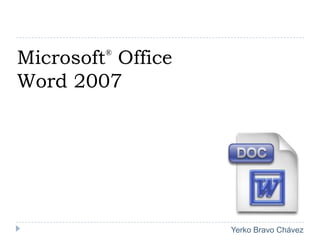 Microsoft® Office Word 2007 