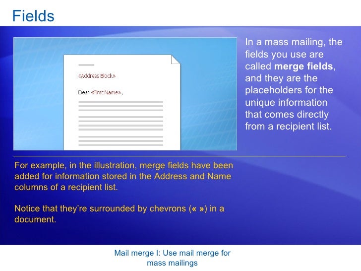 numbers mail merge