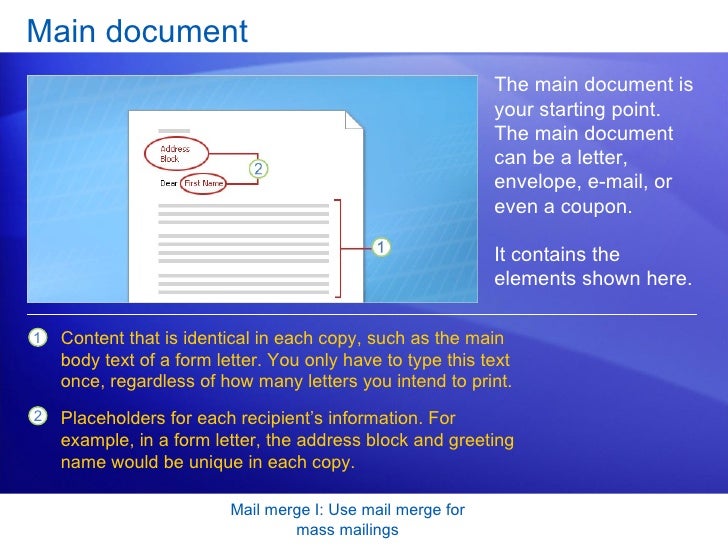 numbers mail merge