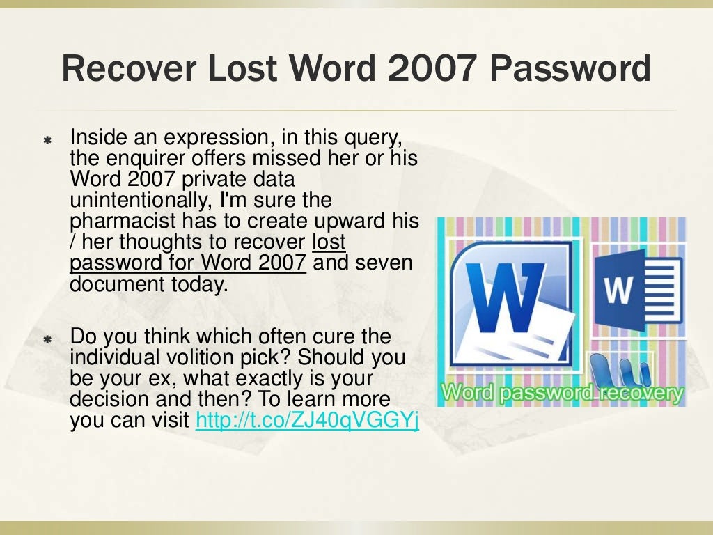 Word 2007 Password Recovery