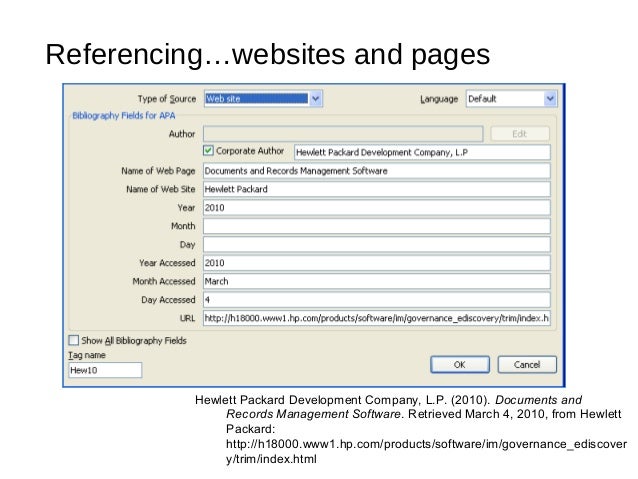Learn To Reference With Word 2007