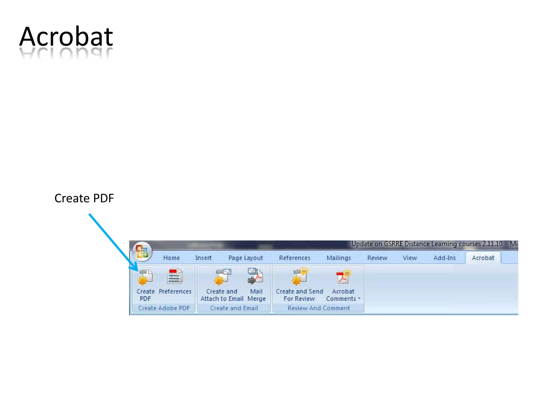 Acrobat




  Create PDF
 