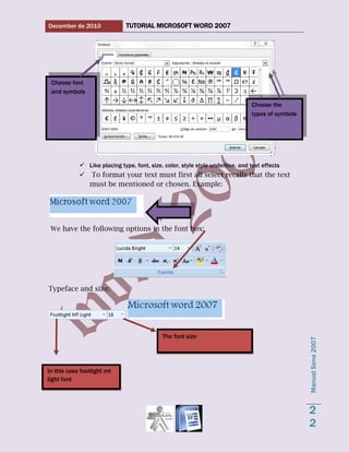 Word 2007 tutorial 1