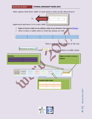 Word 2007 tutorial 1