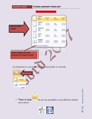 Word 2007 tutorial 1