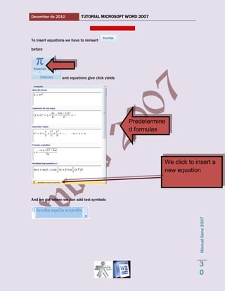 Word 2007 tutorial 1