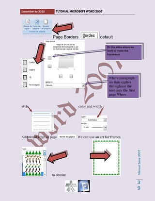 Word 2007 tutorial 1