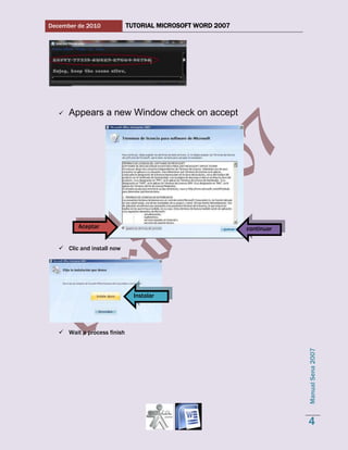Word 2007 tutorial 1