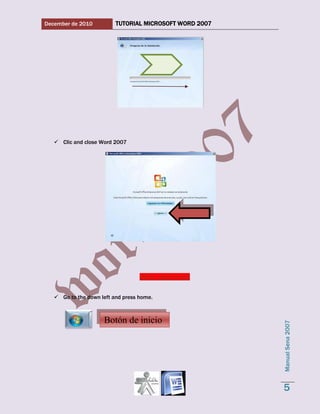 Word 2007 tutorial 1