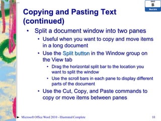 Word 2010 Unit B PPT | PDF