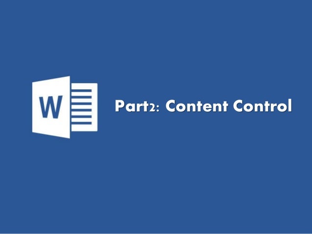 microsoft word picture content control