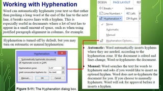 Word 2013 Formatting Page