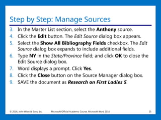 Microsoft Word2016 by wiley_lesson09.pptx