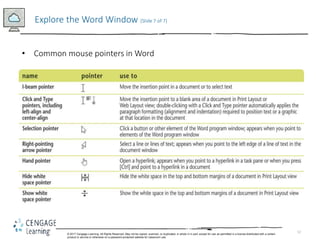 Word Module 1 Lesson | PPTX