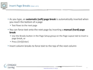 Soft And Hard Page Break
