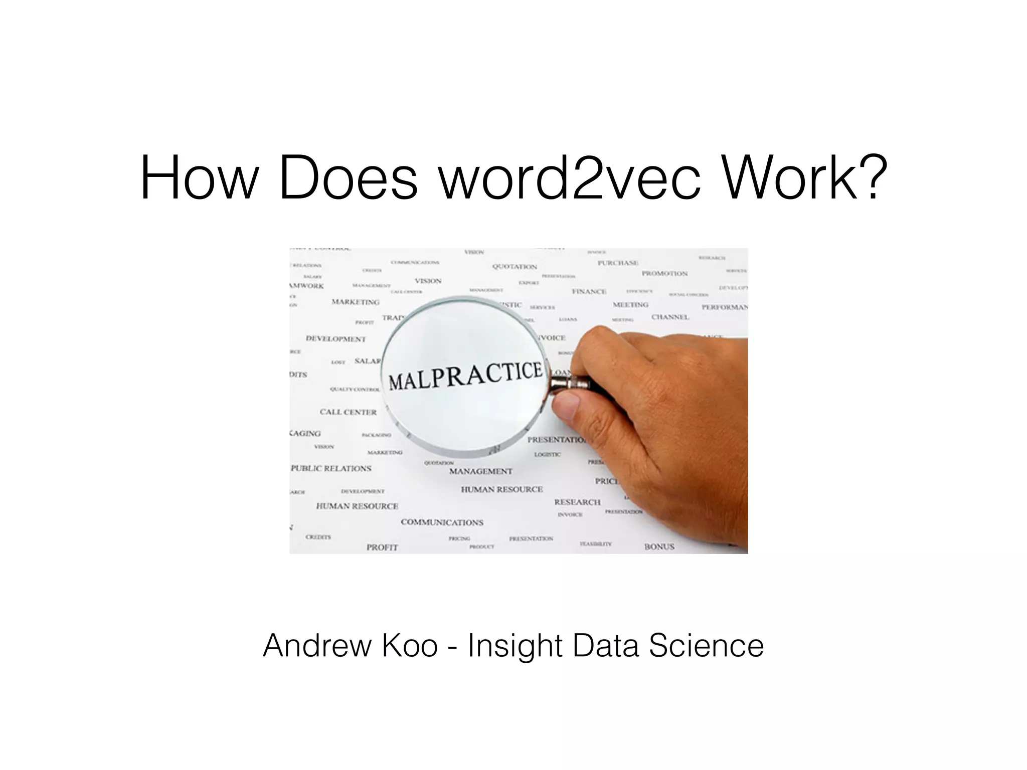 Word2vec algorithm | PPT