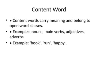 Word_and_Word_Structure morphology .pptx
